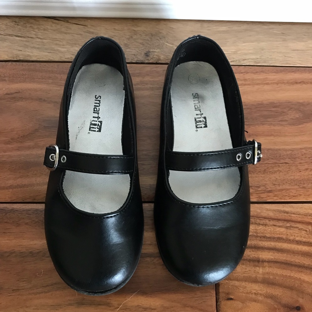 Toddler black dress shoes